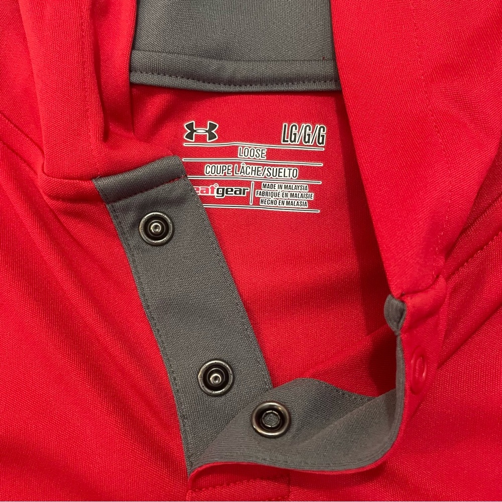Red Under Armour Long Sleeve Hoodie - Picture 5 of 10